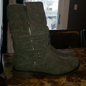 Just Fab women's mid calf boots